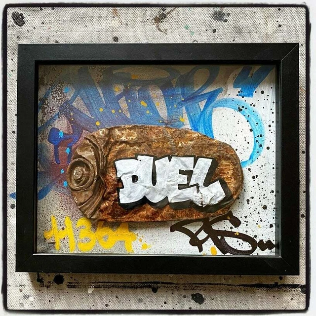 DUEL Graffiti TRUCK TOY – Collection Street Art SEEN/JONONE/DAZE/TAKI183/TKID/PARTONE – Acrylique Signé 1990