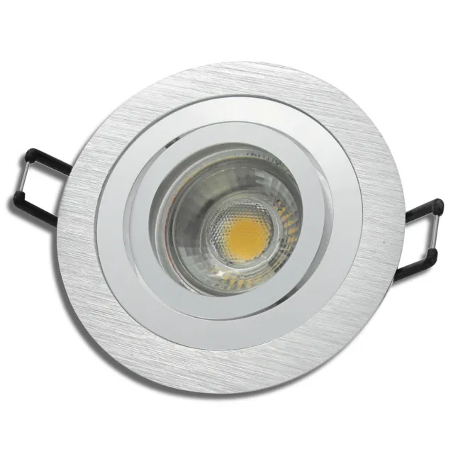 1er-10er Sets LED Einbaulampen / 220V / 550 Lumen / 7W Reflektor Einbaustrahler