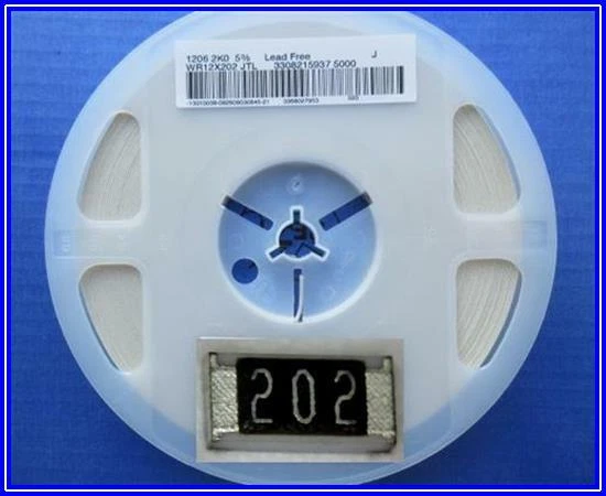 SMD Resistor Widerstand 2K0 2K Ohm 1206 5% 250mW 5000 Stück