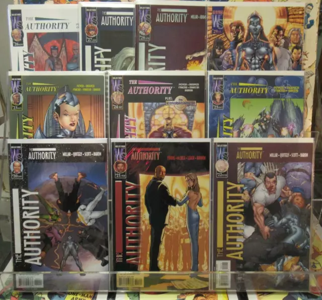 AUTHORITY #20-29 Full RUN Wildstorm Comics DC Warren Ellis MILLAR NM 9.4