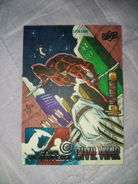 2016 Upper Deck Marvel Civil War TEAM CAPTAIN AMERICA sketch card 1 of 1