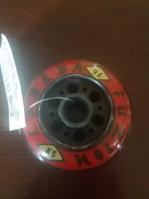 (Red+BLACK) - Fuzion Spoke SC 76MM Scarlet Pro Scooter Wheel with Abec (Red+BLACK) - Fuzion Spoke SC 76MM Scarlet Pro Scooter Wheel with Abec