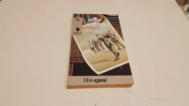 LIBROGAME, SHERLOCK HOLMES-N. 8 L'EREDE SCOMPARSO 1a ed, 1993, 6o25