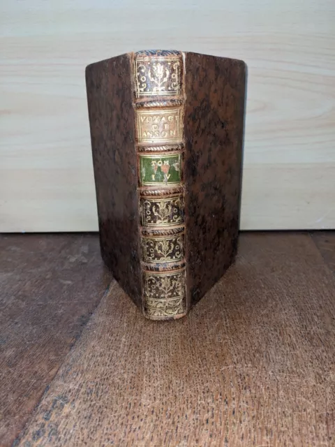 livre ancien-G. Anson-Voyage autour du monde fait dans les années1740...-1764-T4