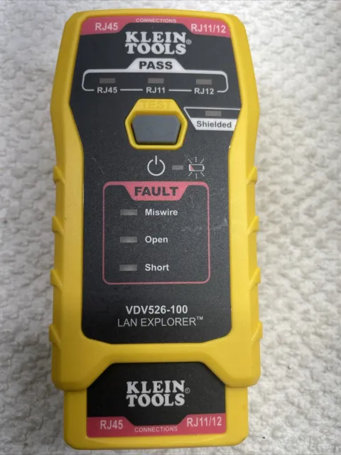 Klein Tools VDV526-100 Network Cable Tester, LAN Explorer Data Tester w/ Remote