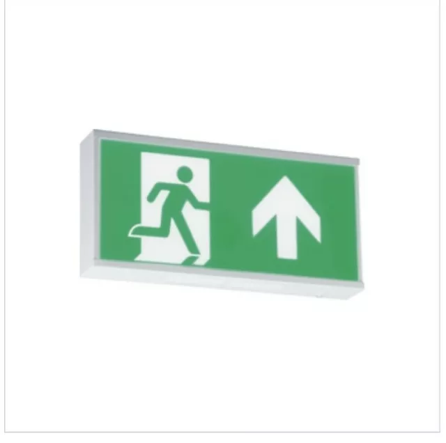 Knightsbridge Emergency Exit Sign EMRUN Arrow Up LED Maintained or non (31)
