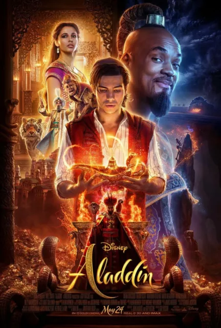Aladdin - original DS movie poster 27x40 D/S INTL FINAL  - 2019