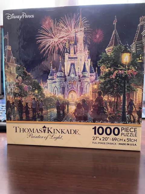 Disney Parks Thomas Kinkade Painter Of Light 4 Puzzle 500 Pieces Esch  Princesses
