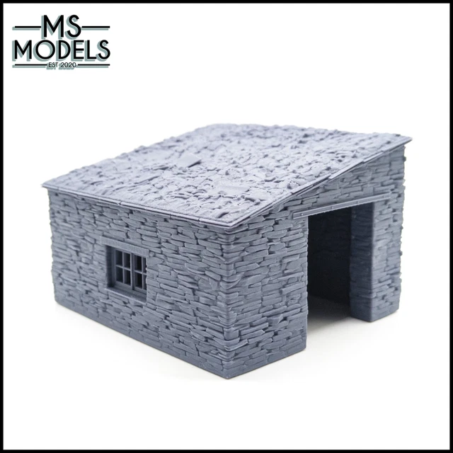 SLATE LOCOMOTIVE SHED OO9/O16.5 Lineside Narrow Gauge for Model Railway ...