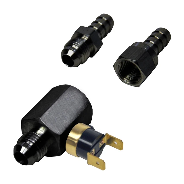 Derale 13021 Fan Control Thermostatic 180 Degrees On/170 Degrees Off Kit