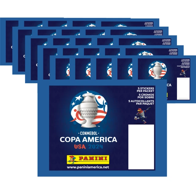 PANINI COPA AMERICA 2025 25 Sticker packs USA Version Free Shipping 57
