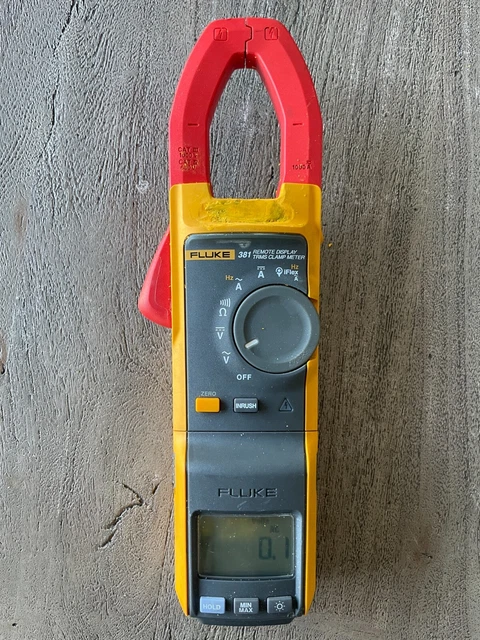 ꙮ Fluke 381 Fluke True-RMS AC/DC Remote Display Clamp Meter