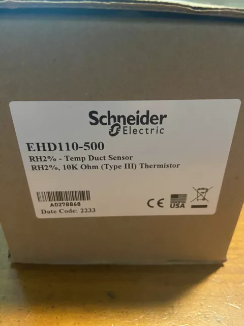 Schneider Electric EHD110-500 Temp Duct Humidity Sensor