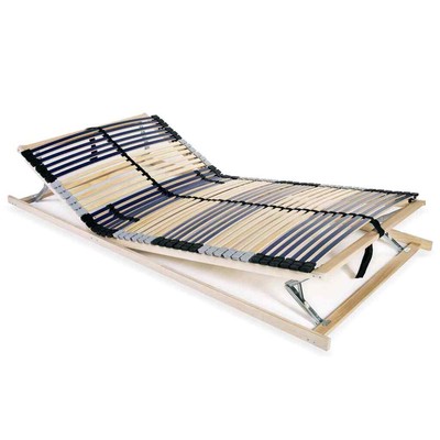Tidyard Rete a Doghe 7 Zone con 42 Doghe in Legno FSC,Ortopedica,Base da Incasso per Tutti Tipi di Letti e Materassi Offerta 100x200 cm 