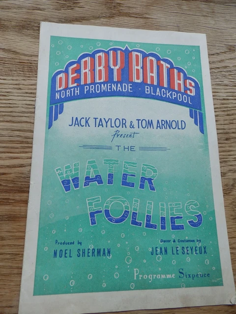 Derby Baths Blackpool - The Water Follies - Johnny Weissmuller 1949?