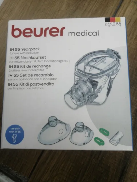 Beurer IH 55 Yearpack, Zubehör zum Inhalator mit Schwingmembran-Technologie, des
