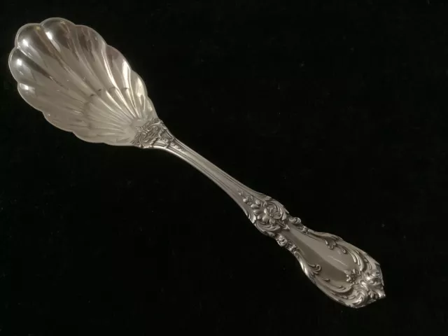 Reed and Barton BURGUNDY sugar shell / spoon