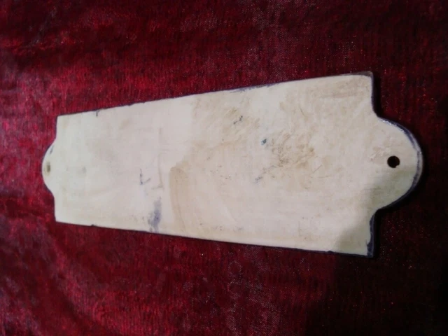 French Style Door Plate Advertising Vervoort Bar Porcelain Enamels 2
