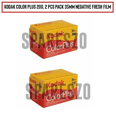 Kodak 2 Pièces Paquet Kodak Colorplus Couleur Plus 200 35mm 135-36 Négative Frais 