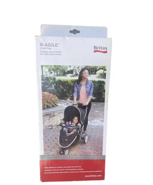 Britax Child Tray 2014 For B-Agile Strollers Black S909900 Easily Attaches