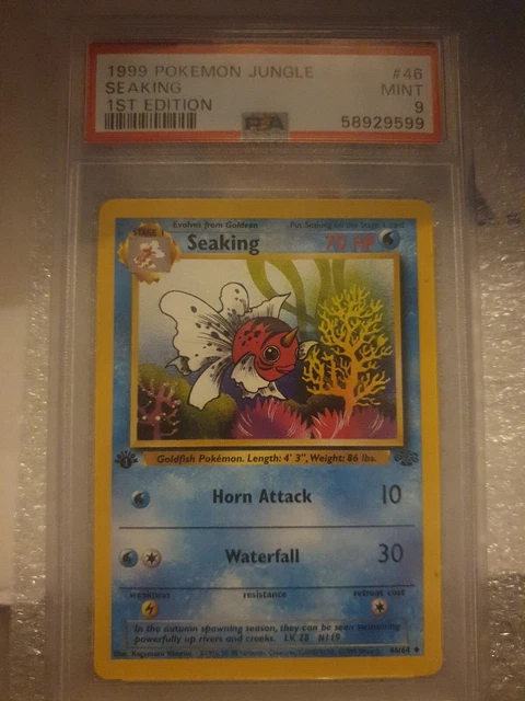 Seaking 1st Edition PSA 9 Jungle 1999 WOTC