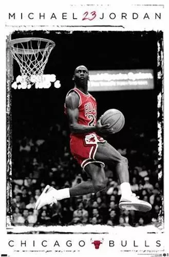 Michael Jordan - Dunk POSTER 61x91cm NEW chicago bulls basketball legend MJ slam
