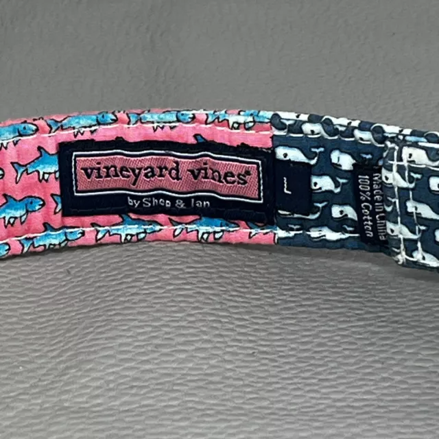 Vineyard Vines patchwork belt D-ring boy/girl size L adjustable 32" total length