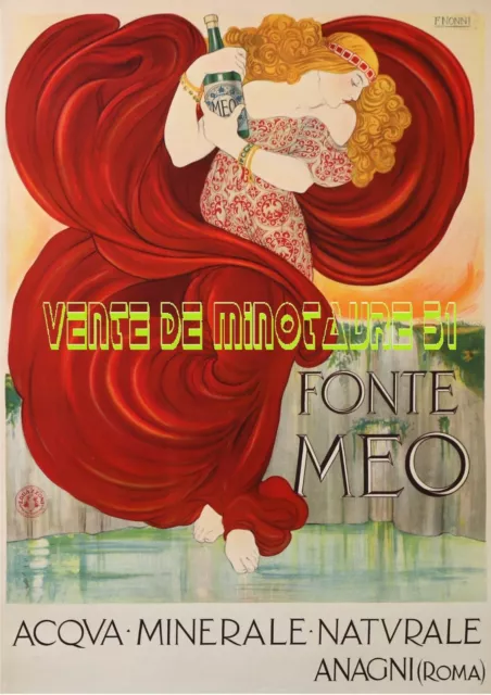 Fonte Meo - Acqua Italie - Anagni Roma - affiche plastifiée