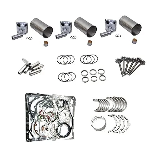D950 Overhaul Rebuild Kit Compatible for Kubota Tractor B7200D B1750D F210