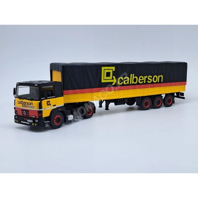 AWM MAN TG-A LX DHL + Semi-remorque Tôlée 3 Essieux – Échelle HO 1/87, Excellent état