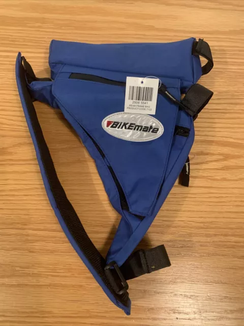 BIKEMATE BLUE REAR Frame Bike Bag. New. With Tags. 5.00 PicClick UK