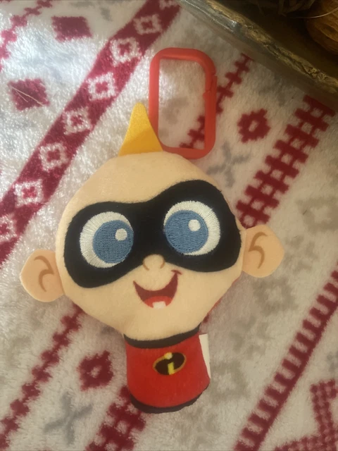 Jack-Jack Plush Backpack Clip - Abt 4.5” - Pixar Incredibles Keychain Bag Clip