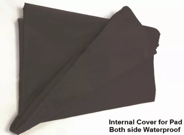 Jumbo Gray Suede Pet Dog Bed Orthopedic Waterproof Extra Large Memory Foam 55x47