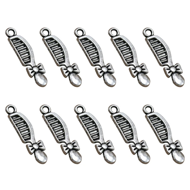 20 pièces alliage peigne pendentif breloques bricolage fabrication de bijoux acc