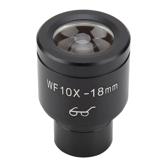 Lente ocular gran angular alto microscopio biológico WF10X/18 mm nueva