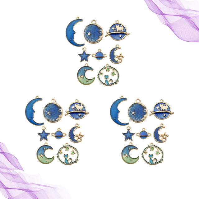24 pièces Pendentif breloque bricolage Breloques Sterling