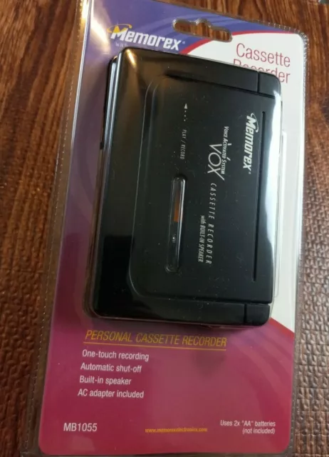 Memorex Personal Full Size Cassette Recorder MB1055 NIB