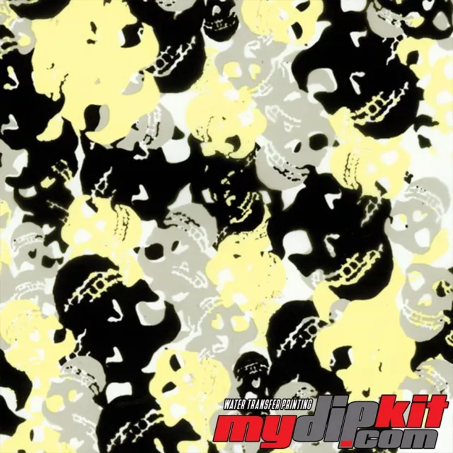 Hydrographics Film Hydro Dipping Water Transfer Print Film LL908 Mist of Skulls
