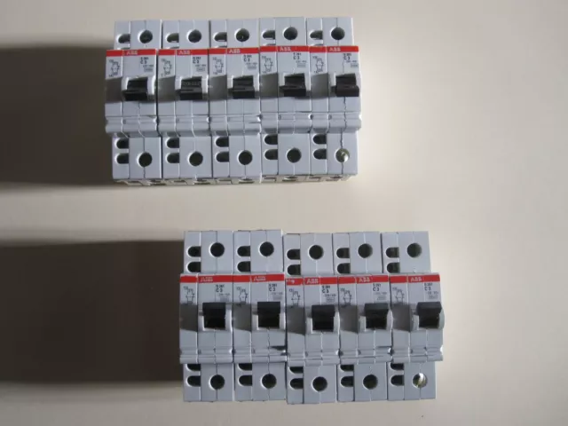 10 interruttori di protezione linea ABB C3 S261 fusibile automatico fusibile contatto ausiliario