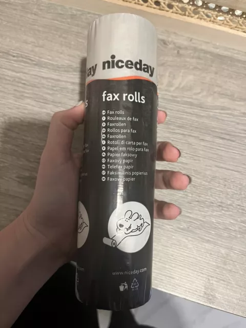 4X Fax Rolls Niceday Unopened