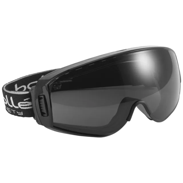 Bolle Safety Pilotenbrille Augenschutz Elastisches Stirnband Taktik Brille Smoke