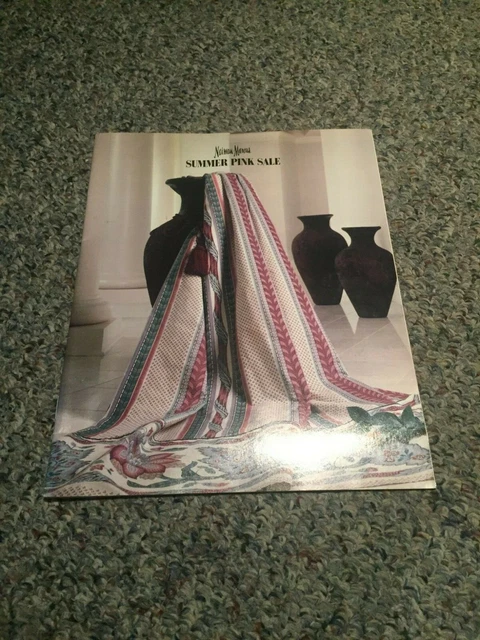 Neiman-Marcus Summer Pink Sale Advertising Catalog,1987,Perfume,Household,Bed Neiman-Marcus Summer Pink Sale Advertising Catalog,1987,Perfume,Household,Bed