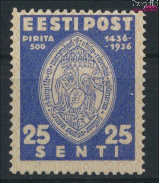Briefmarken Estland 1936 Mi 123 postfrisch Autos (9780928