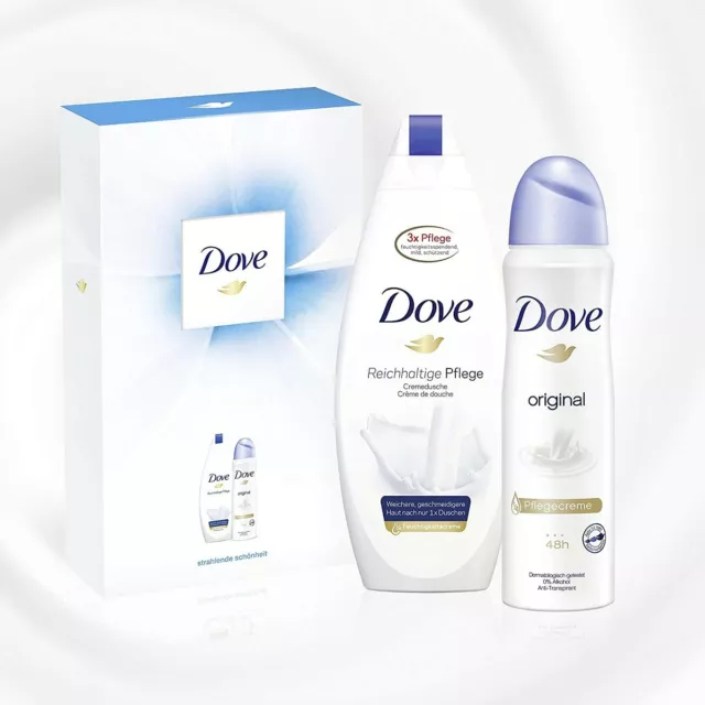 Dove Geschenkset - Original (Shower Cream 250ml & Deospray Original 150ml)