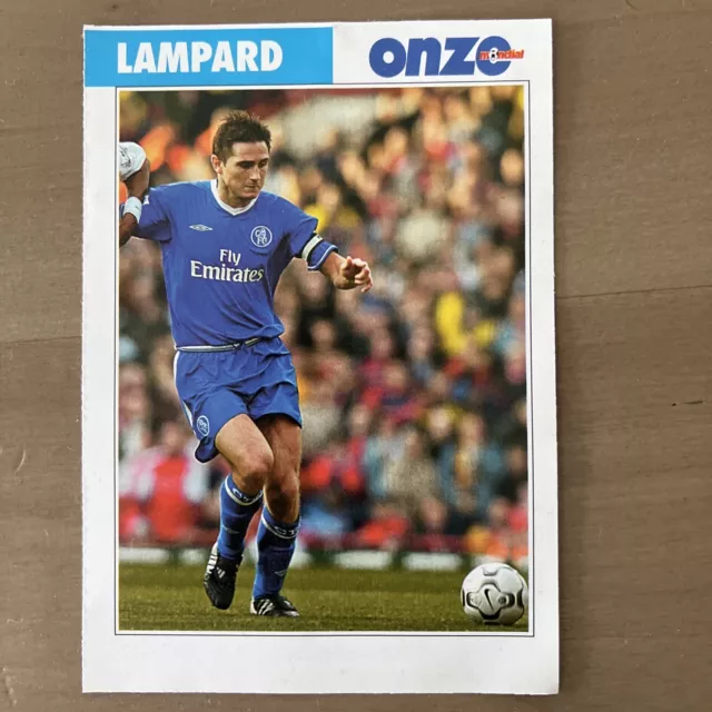 Card Frank Lampard Rookie England Rare 2004 Football Rookie Onze Mondial Chelsea