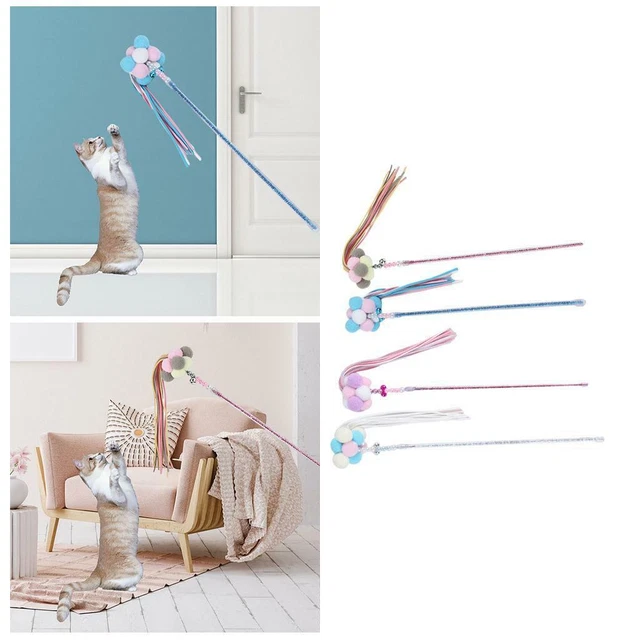 Bâton de chat drôle, jouet de chat interactif, jouet de bâton de teaser de