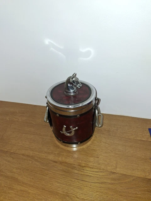 Seau à champagne glaçons forme bouchon STAMP vintage rafraîchisseur ice bucket