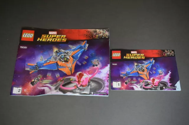 LEGO MARVEL 76081 THE MILANO VS THE ABILISK Booklet 1 2 Instructions ONLY 6.49 PicClick UK