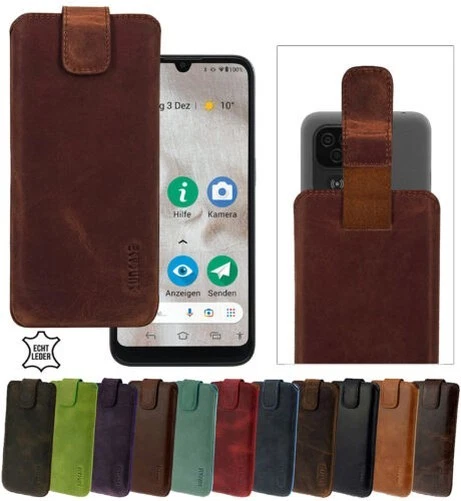 Housse Néoprène Pour Doogee S40 Pro - Avec Clip Ceinture - Noir - Neuf Sous Blister