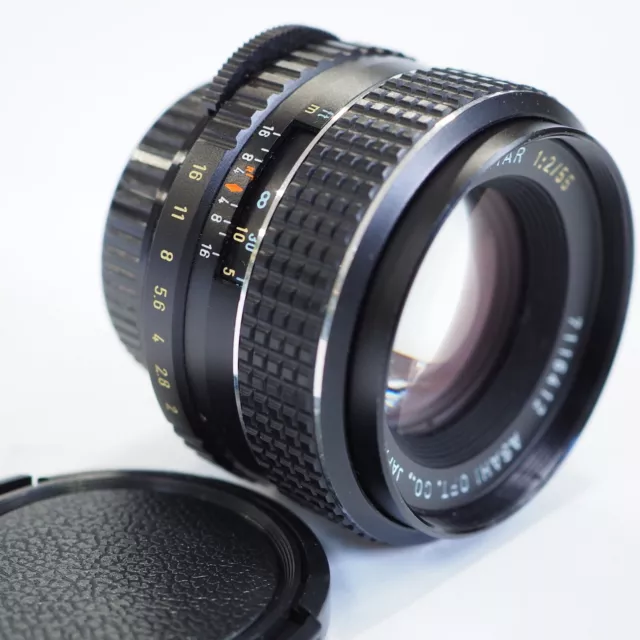 Asahi Pentax 55mm 1:2 SMC Takumar M42 lens, for M42 Camera mount 1:2/55, PM7